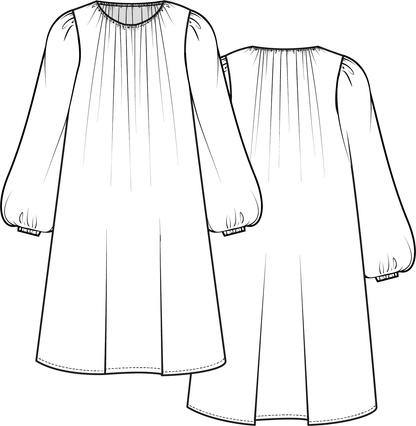 Knipmode 2313-10 Vorsten jurk