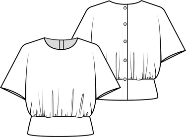 Knipmode 2401-04 top