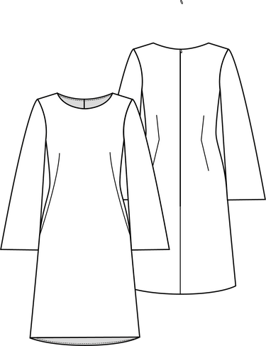 Knipmode 2401-19 jurk