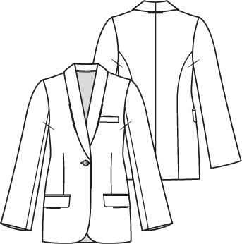 Knipmode 2402-02 colbert