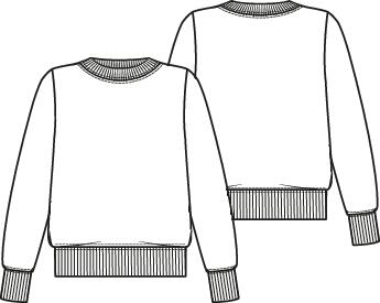 Knipmode 2402-05 sweater