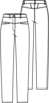 Knipmode 2402-10 broek