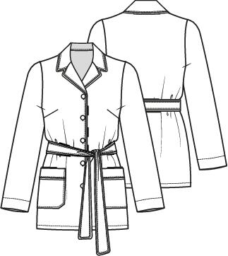 Knipmode 2402-22 pyjamajas