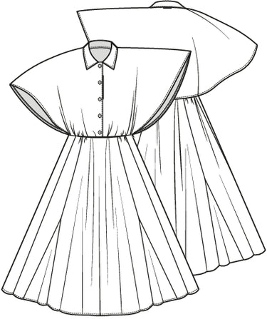 Knipmode 2403-03 jurk