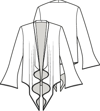 Knipmode 2403-10 wikkelvest