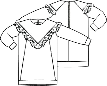 Knipmode 2403-29 sweaterjurk