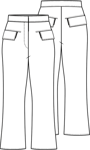 Knipmode 2404-17 broek