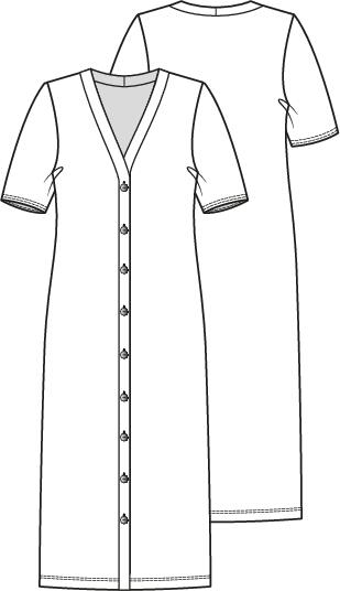 Knipmode 2405-09 jurk