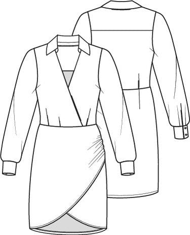 Knipmode 2405-17 jurk