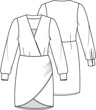 Knipmode 2405-18 jurk