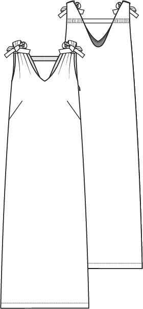 Knipmode 2406-14 jurk + top