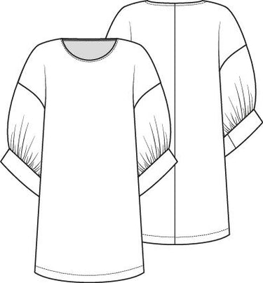 Knipmode 2406-17 jurk
