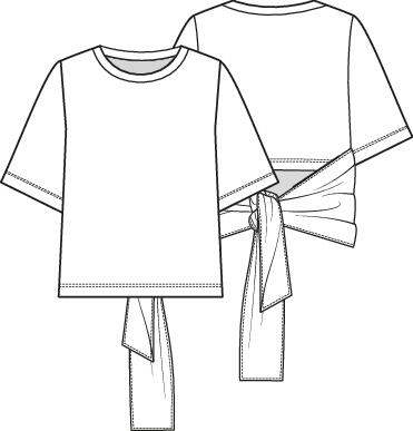 Knipmode 2406-18 top