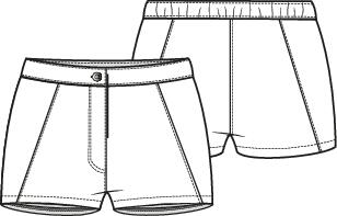 Knipmode 2406-24 short