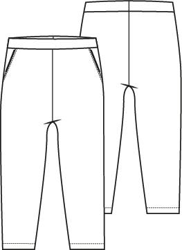 Knipmode 2406-27 joggingbroek