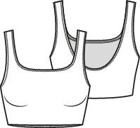 Knipmode 2407-08 bikini top