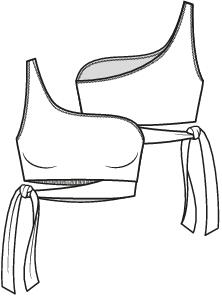 Knipmode 2407-10 bikini top