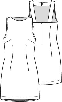 Knipmode 2407-18 jurk