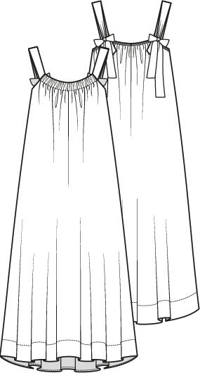 Knipmode 2408-05 jurk