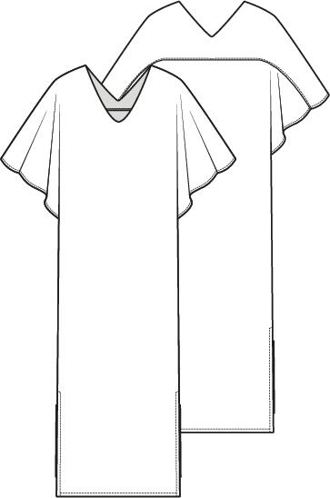 Knipmode 2408-08 jurk + tuniek + top