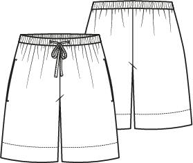 Knipmode 2408-10 short