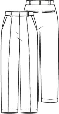 Knipmode 2408-17 broek