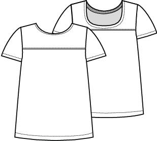 Knipmode 2408-28 top