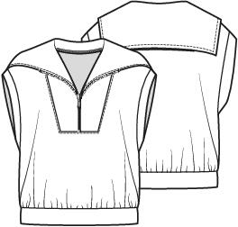 Knipmode 2409-10 top
