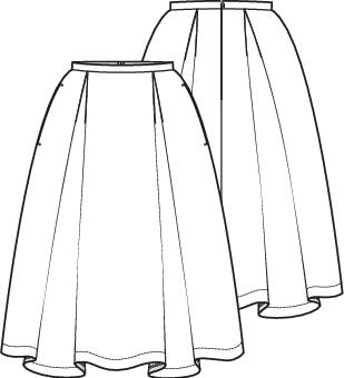 Knipmode 2409-12 jurk + rok