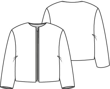 Knipmode 2409-15 jasje