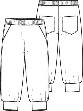 Knipmode 2409-26 broek