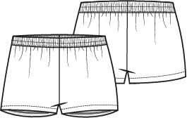 Knipmode 2409-29 skort + short