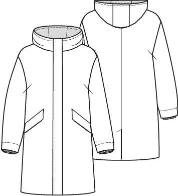 Knipmode 2412-06 parka