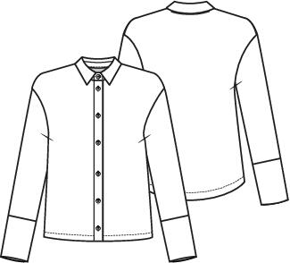 Knipmode 2412-19 blouse