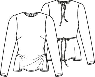 Knipmode 2412-26A+B top