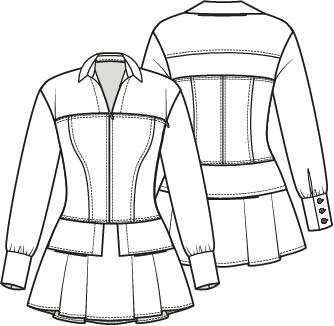 Knipmode 2501-01 jurk