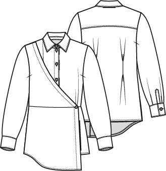 Knipmode 2501-11 blouse