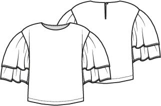 Knipmode 2502-24 top