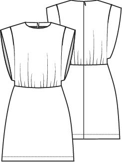 Knipmode 2503-21 jurk