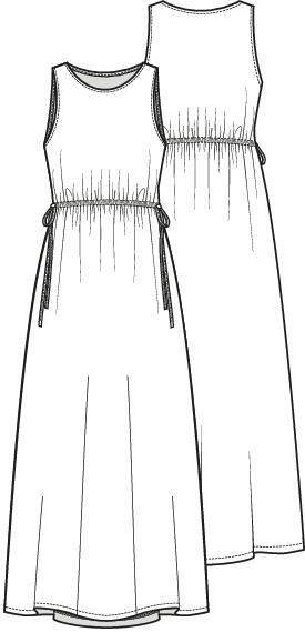 Knipmode 2503-23 jurk