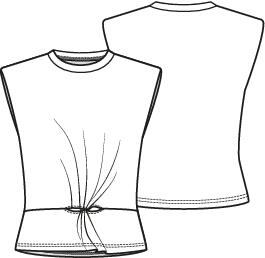 Knipmode 2503-27 top