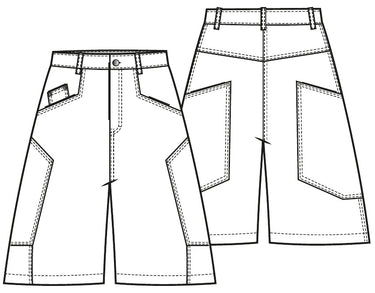 Knipmode 2611-09 short