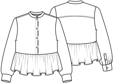Knipmode 2611-12 blouse