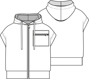 KNIPkids 2306-18 mouwloos vest