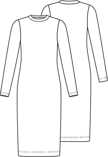 Knipmode 2310-09 jurk