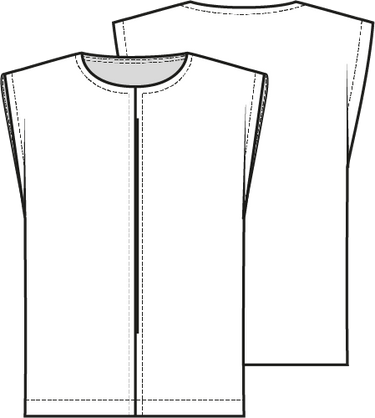 Knipmode 2310-17 gilet