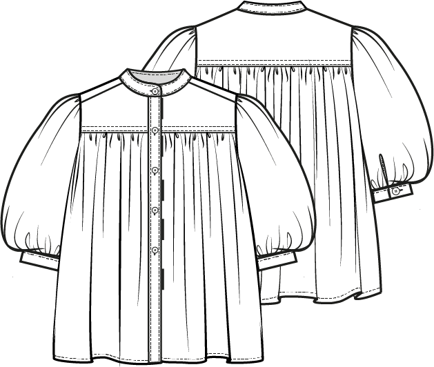 Knipmode 2310-19 tuniek en blouse