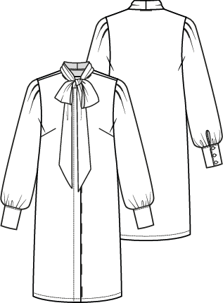 Knipmode 2311-13 jurk, blouse en top