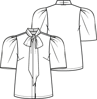 Knipmode 2311-13 jurk, blouse en top