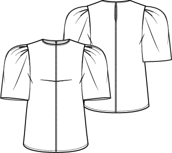 Knipmode 2311-15 top